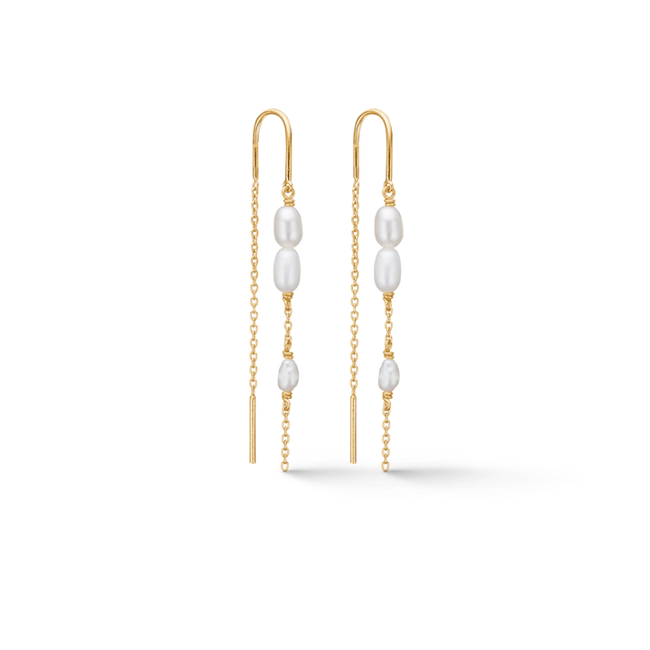 Studio Z Perma Øreringe I Sølv Forgyldt