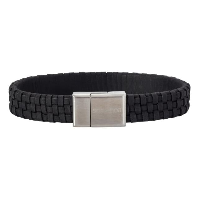 Son Of Noa Herre Armbånd I Sort Læder - 809700091