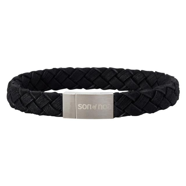 Son Of Noa Herre Armbånd I Sort Læder -  809700391