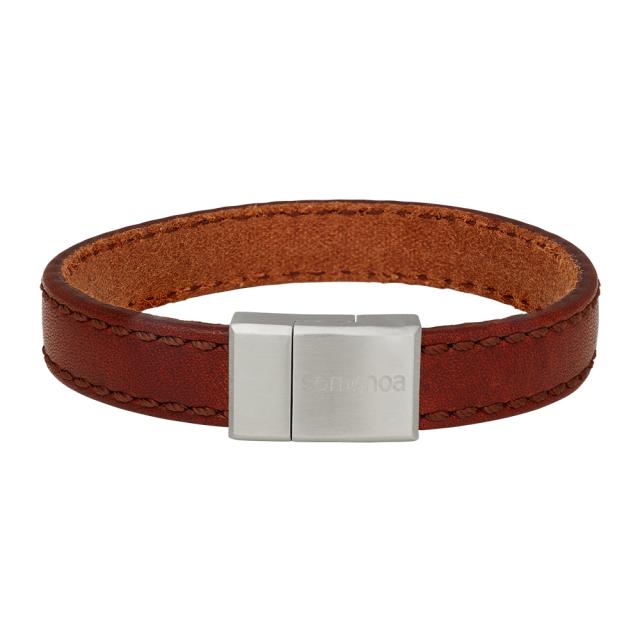 Son Of Noa Herre Armbånd i Brun Læder - 809701692