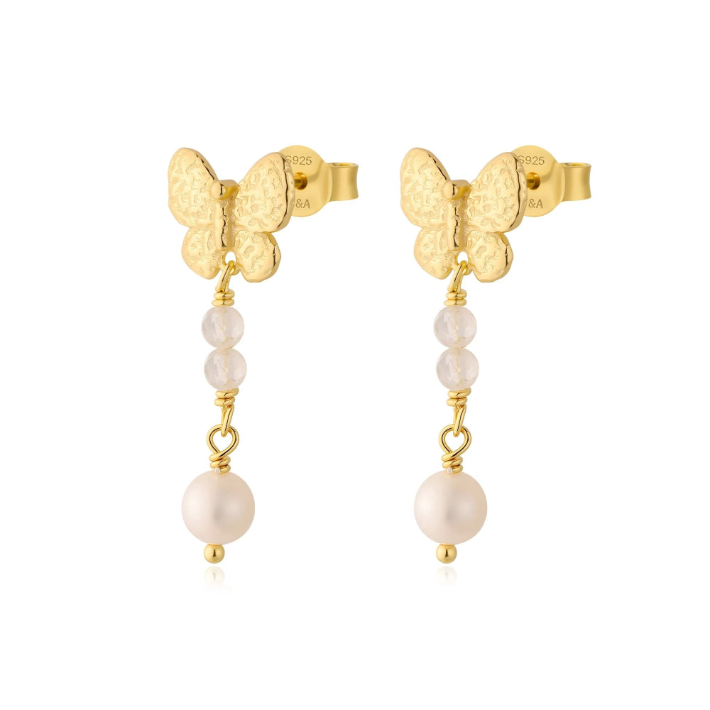 Wioga Olivia Ørestikker I Forgyldt Sølv