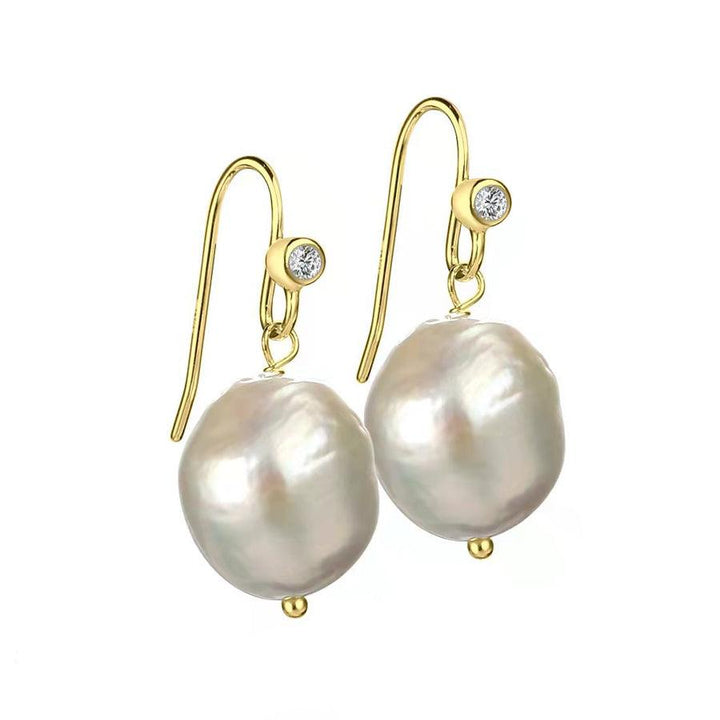 Aqua Dulce Betsy Øreringe I Forgyldt Sølv - 4599 - Øreringe - 4599