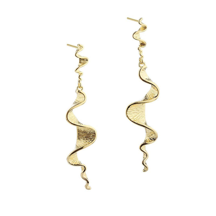 Aqua Dulce Rhumba Long Øreringe Forgyldt - 5406 - Øreringe - 5406