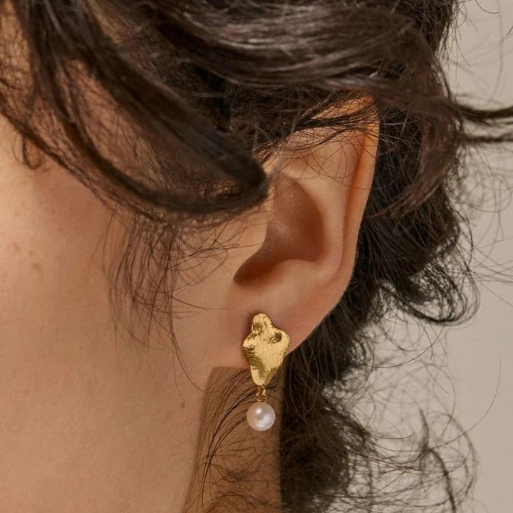 Enamel Caia Small Earrings - E374GM - Øreringe - E374GM