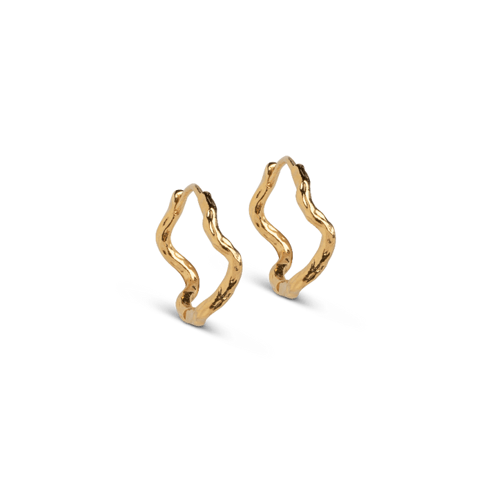 Enamel Holly Large Hoops - E311GM - Øreringe - E311GM