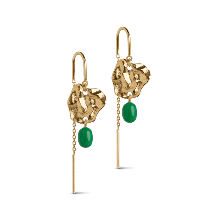 Enamel Kai Grass Green Øreringe - E327GM-GrassGreen - Øreringe - E327GM-GrassGreen