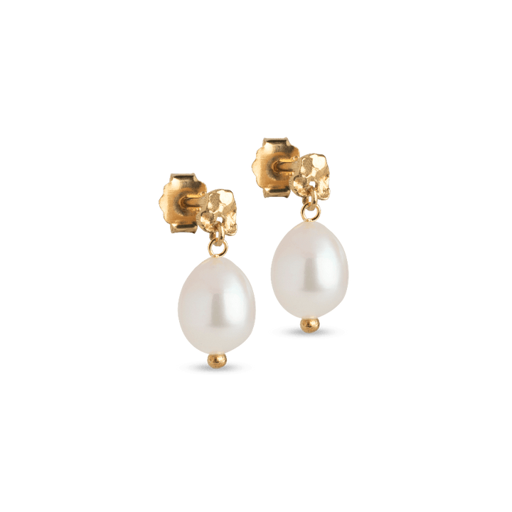Enamel Poe Pearl Studs - E384GM-Pearl - Øreringe - E384GM-Pearl