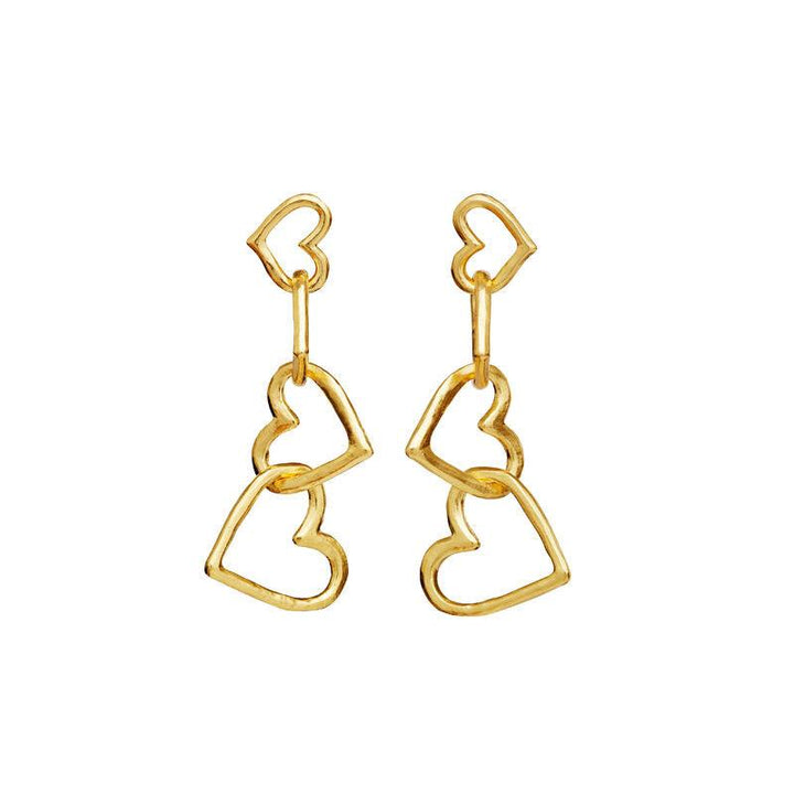 Maanesten Bonnie Earrings - Hjerte Ørehængere - Øreringe - 9958A