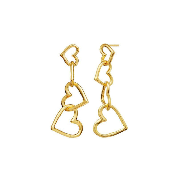 Maanesten Bonnie Earrings - Hjerte Ørehængere - Øreringe - 9958A