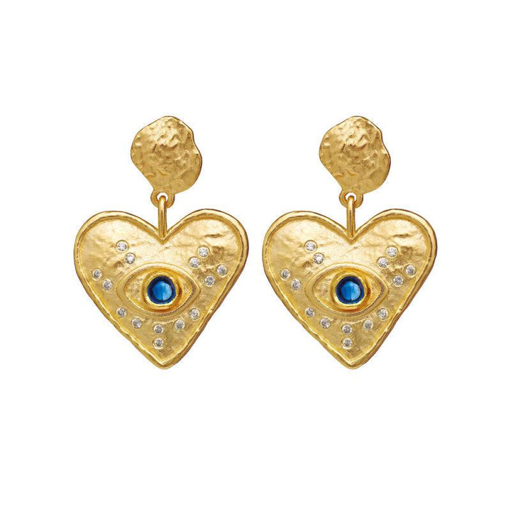 Maanesten Constantine Øreringe i Forgyldt Sølv - 9850A - Øreringe - 9850A