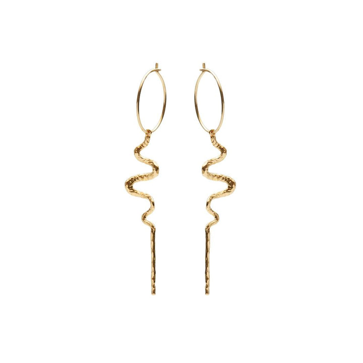 Maanesten Mia Creol forgyldt - 9372A - Øreringe - 9372A