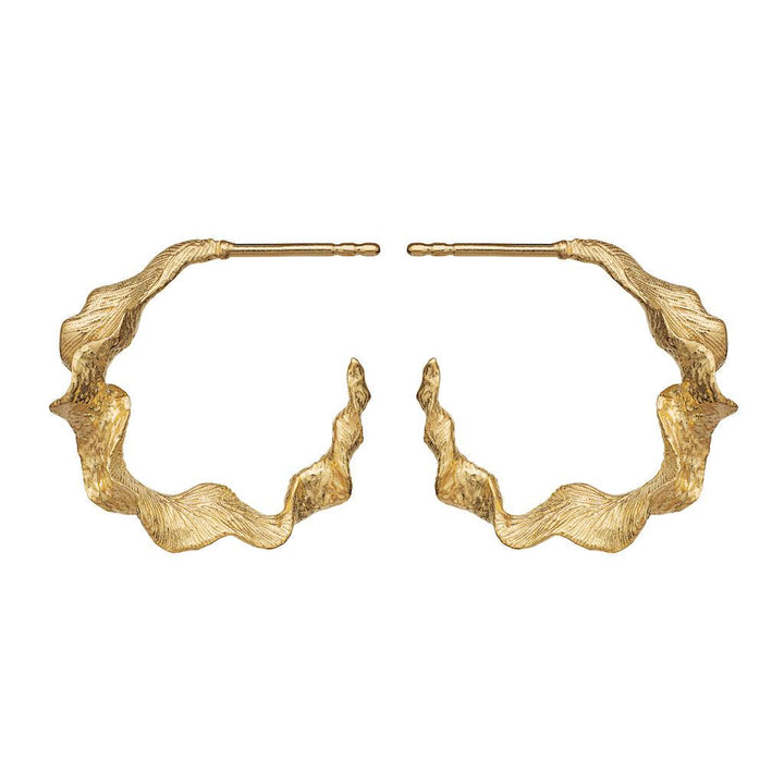 Maanesten Nino Øreringe 18 kt. forgyldt - 9716A - Øreringe - 9716A