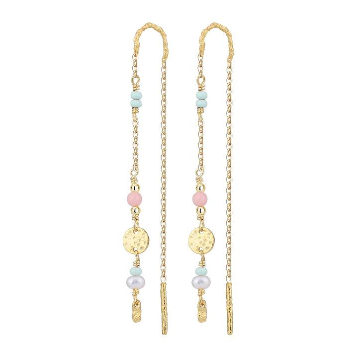 Wioga Alison Øreringe I Forgyldt Sølv - Øreringe - E-8430-GP