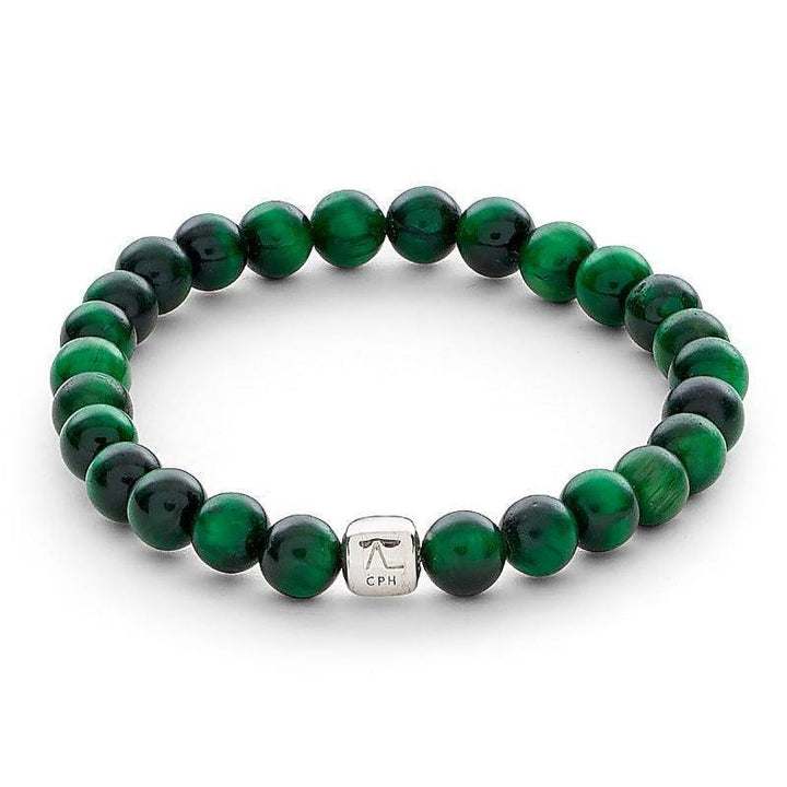Alexander Lynggaard Armbånd - Green Tiger Eye 6mm - Armbånd - C00353-001