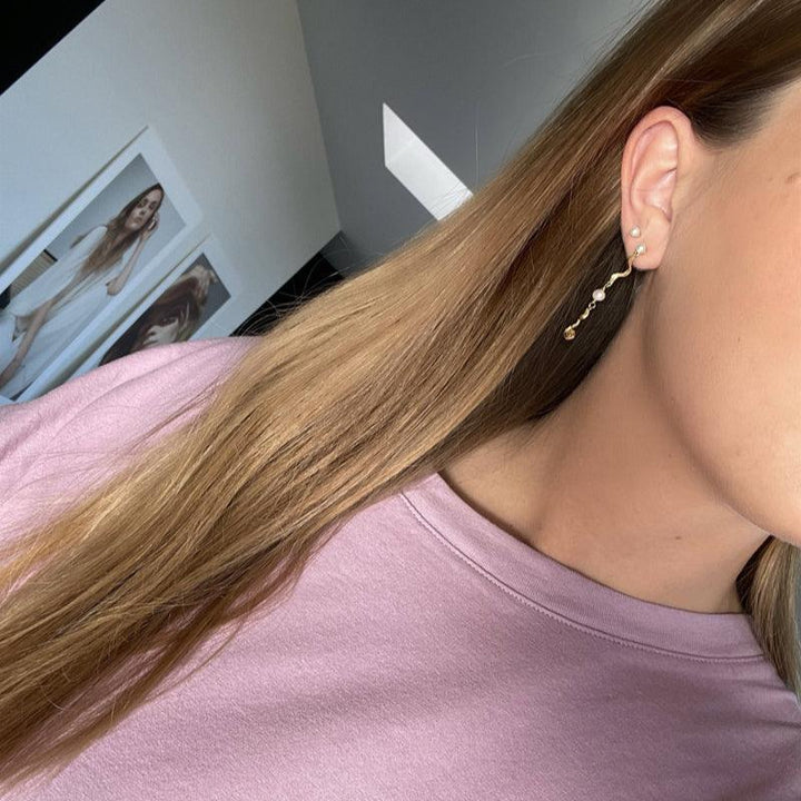 Jeberg Jewellery Ocean Pearl Forgyldt Ørering - 51720 - Øreringe - 51720