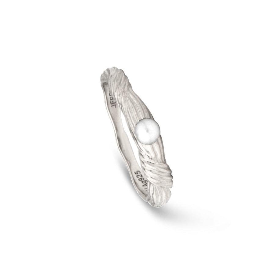 Jeberg Jewellery SAND DUNE Ring Med Perle sølv - 61202 - 61202-001