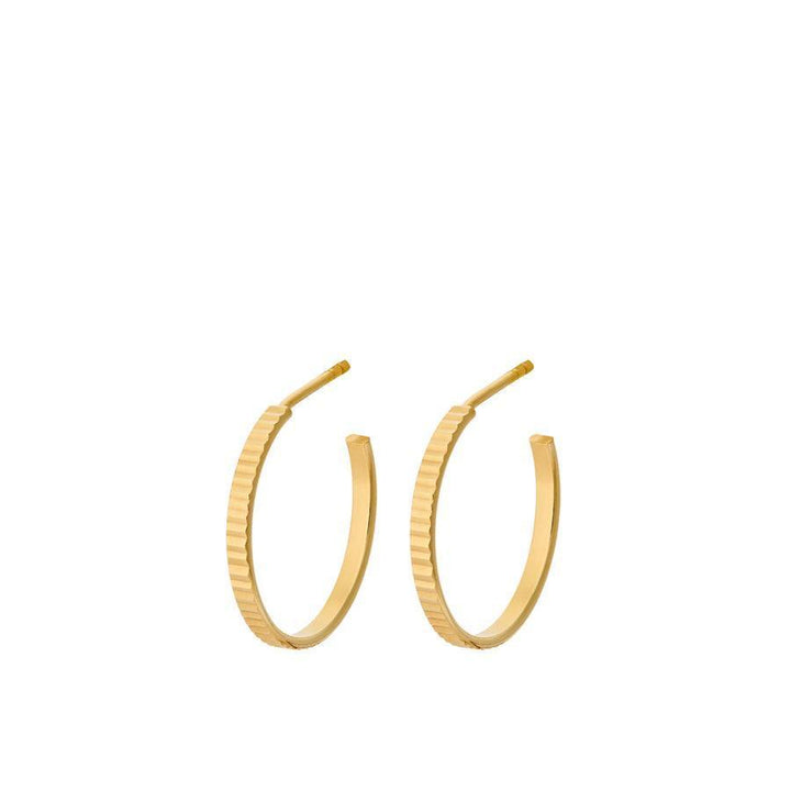 Pernille Corydon Sea Reflection Hoops - E-484-GP - Øreringe - E-484-GP