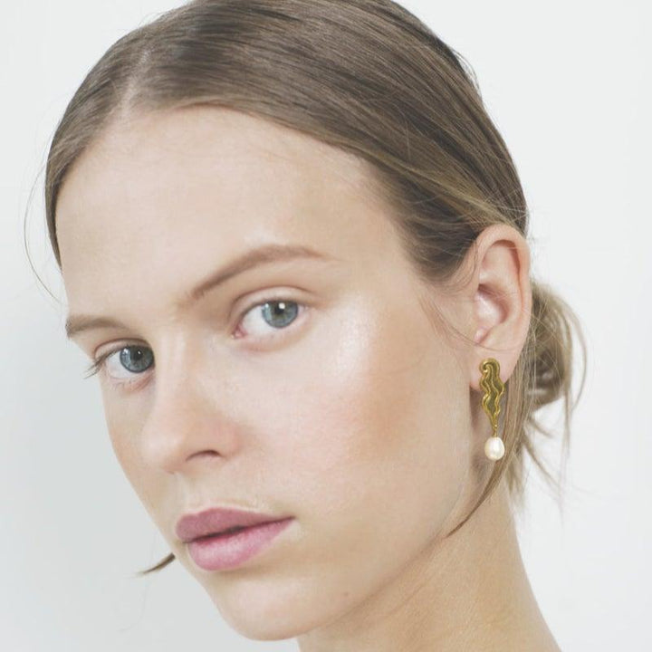 Polar Jewelry The Empress Forgyldte Øreringe - Øreringe - TEM-HS-GD-WP-00205