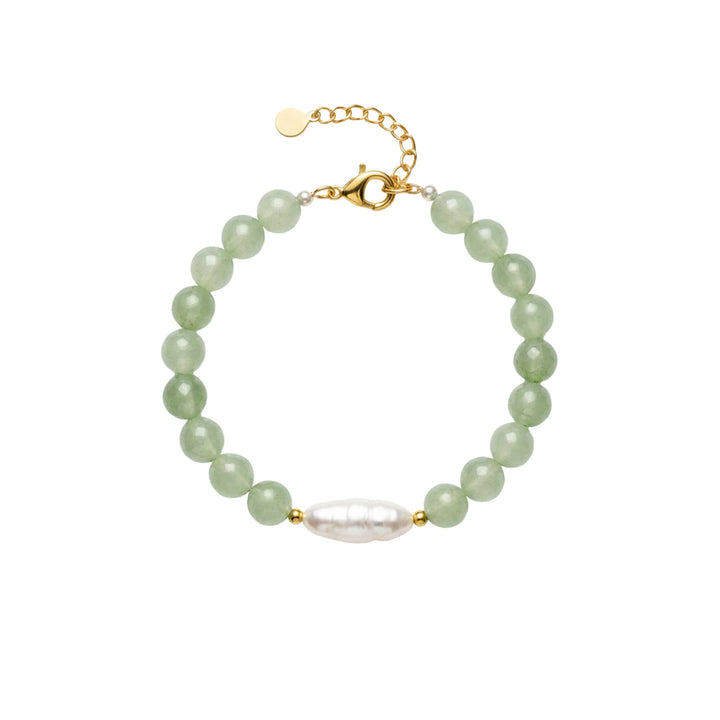 Hultquist Aura Pearl Aventurine Armbånd