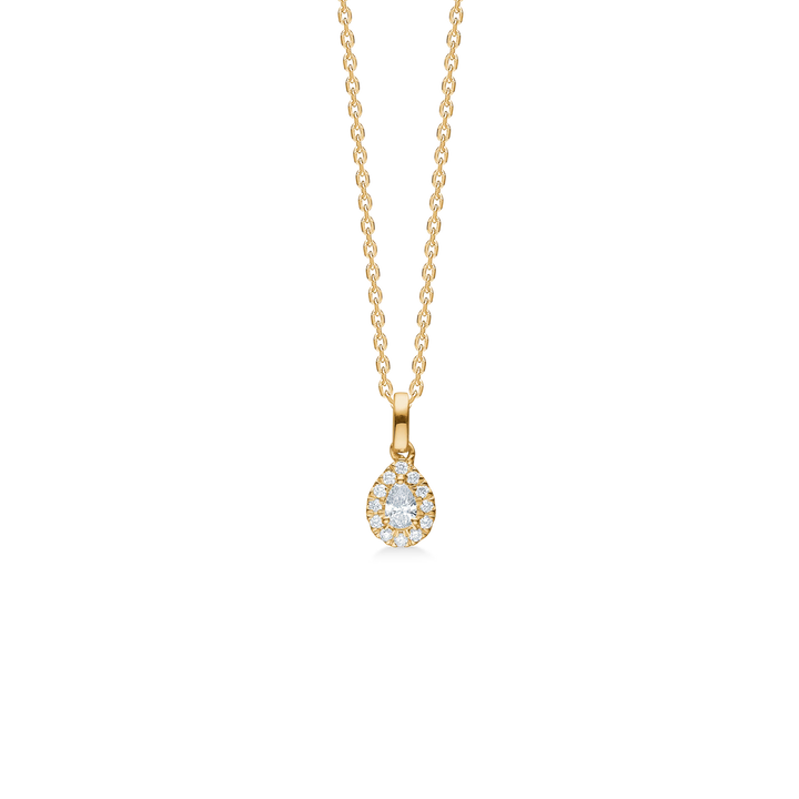 Mads Z Diamond Drop diamantvedhæng i 14 kt. guld