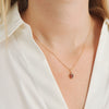 Mads Z Four Seasons Autumn Petite Granat Vedhæng i 14 kt. guld