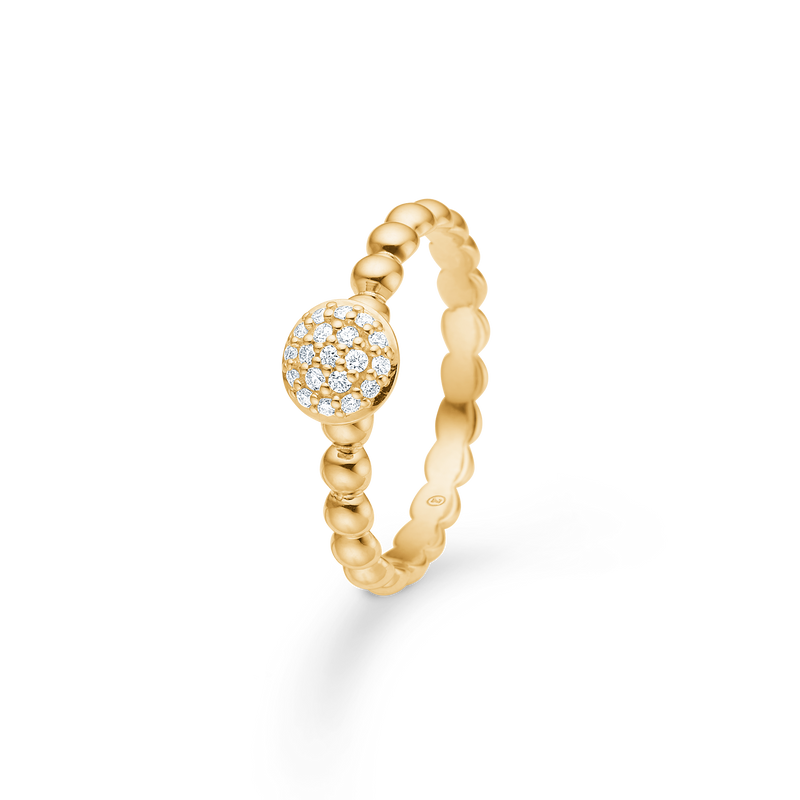 Mads Z Dome 14kt Guld Ring 0.10ct W.Si