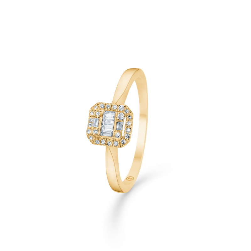 Mads Z 14kt Elizabeth Ring 0.18ct W.Si