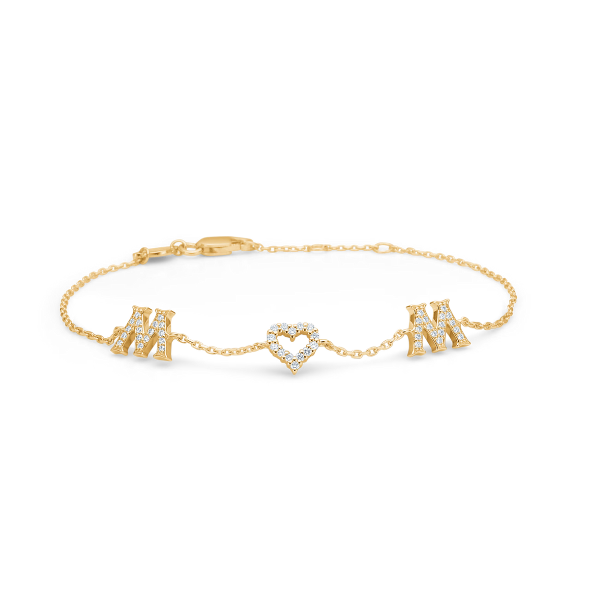 Mads Z Wow / Mom Armbånd i 14 kt. guld m. Diamanter