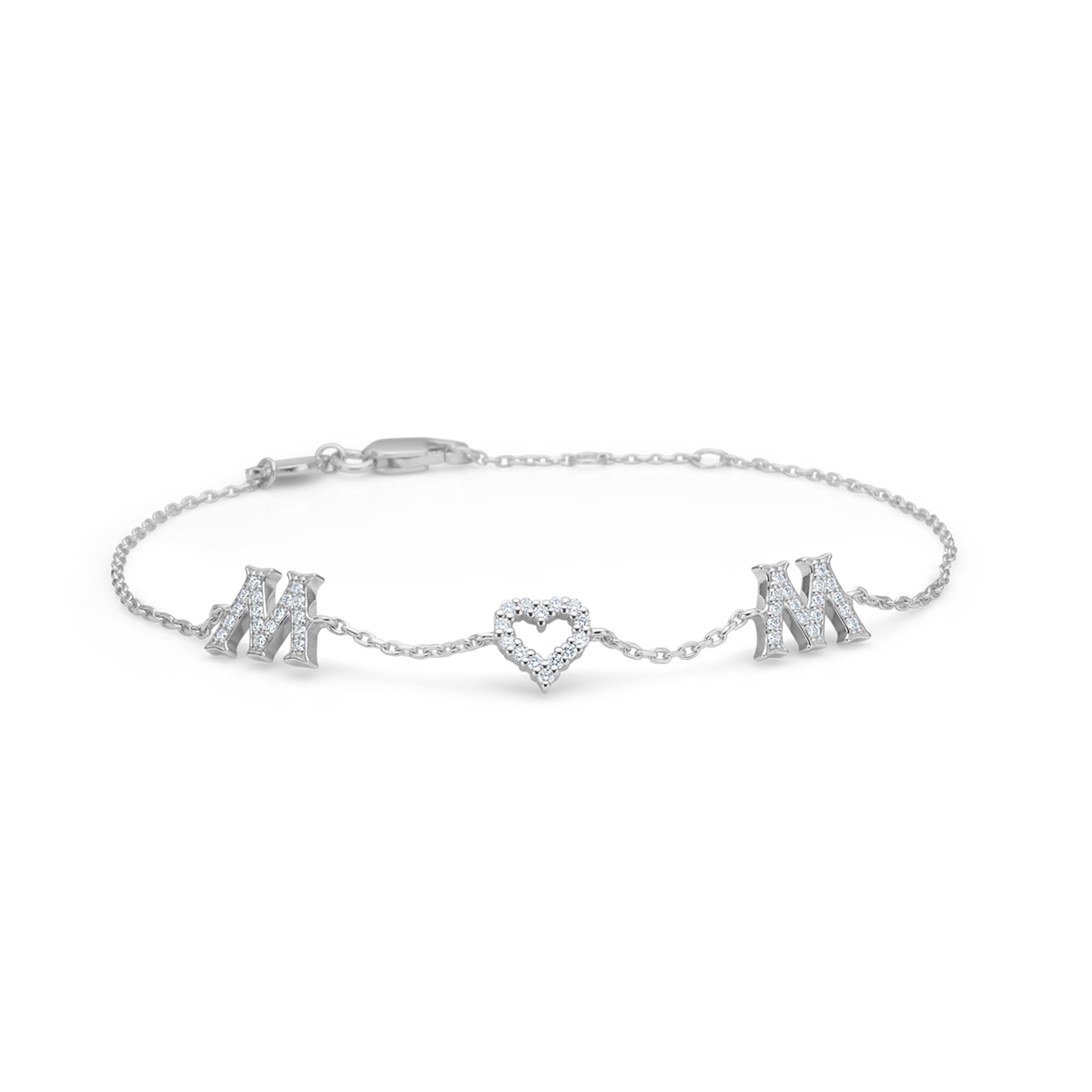 Mads Z Wow/Mom Sølv Armbånd med Zirkonia