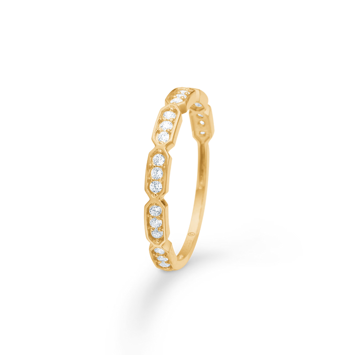Mads Z Zoe Ring i 8 kt. Guld med Zirkonia