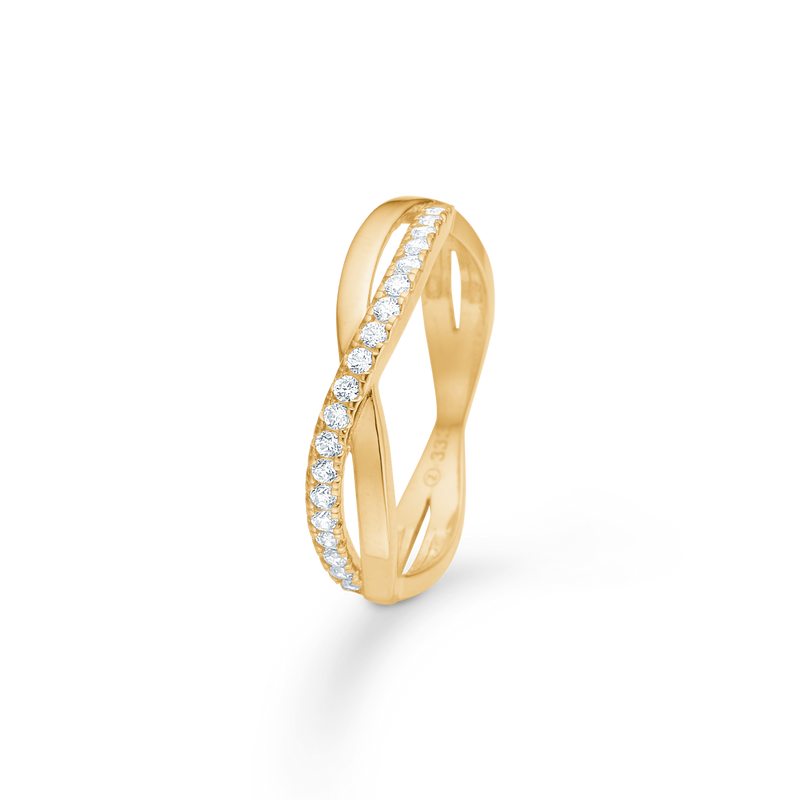 Mads Z Liv 8kt Guld Ring m. Zirkonia