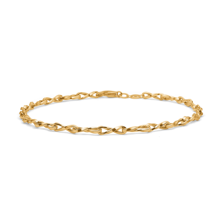 Mads Z Twist Armbånd i 8kt Guld