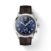 TISSOT CHRONO L 42MM – BRUN LÆDERREM / BLÅ URSKIVE