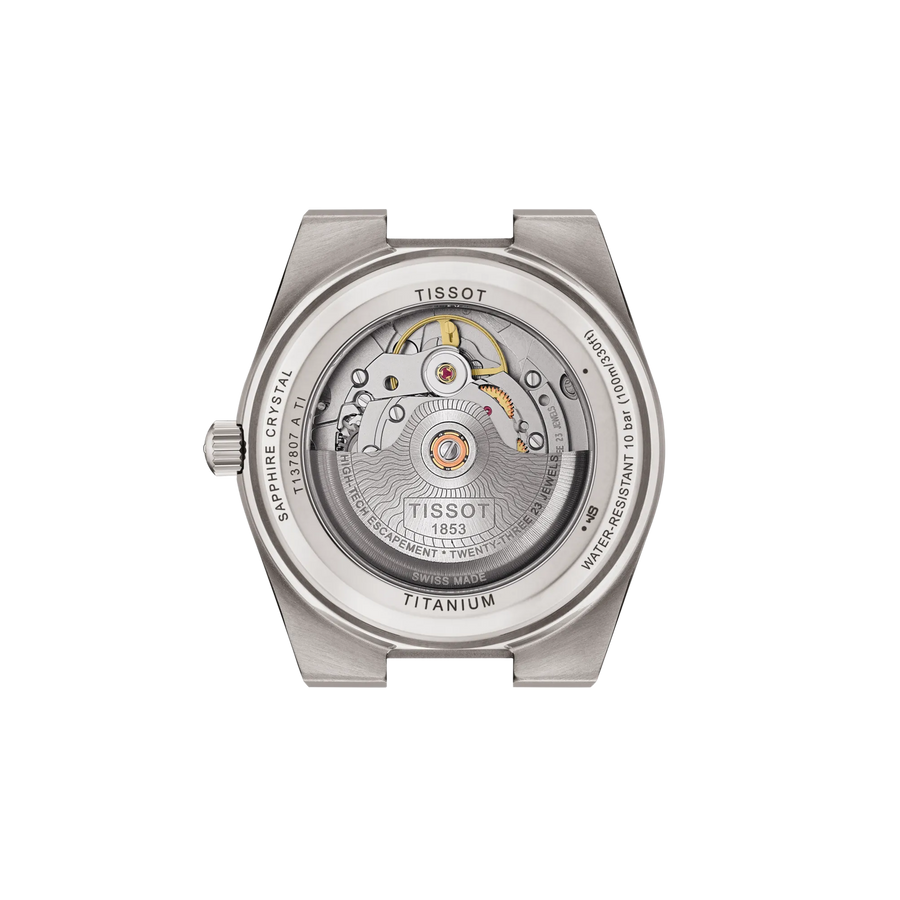 Tissot PRX Titanium 38mm Powermatic - Blå Urskive