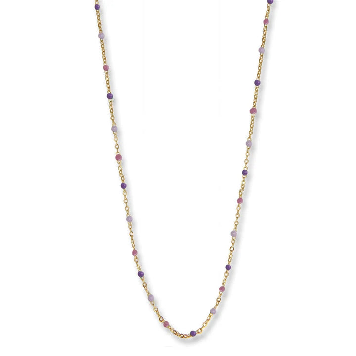 Jeberg Jewellery Lavender Necklace I Forgyldt Sølv