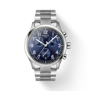 TISSOT CHRONO L 42MM – STÅLLÆNKE / BLÅ URSKIVE
