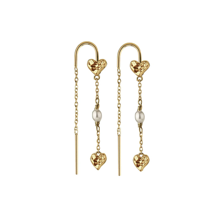 Jeberg Beloved Earrings I Forgyldt Sølv