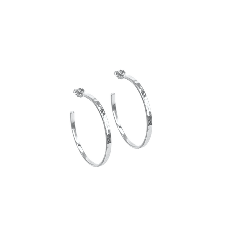 Aqua Dulce Elena Hoops I Sølv - 5725