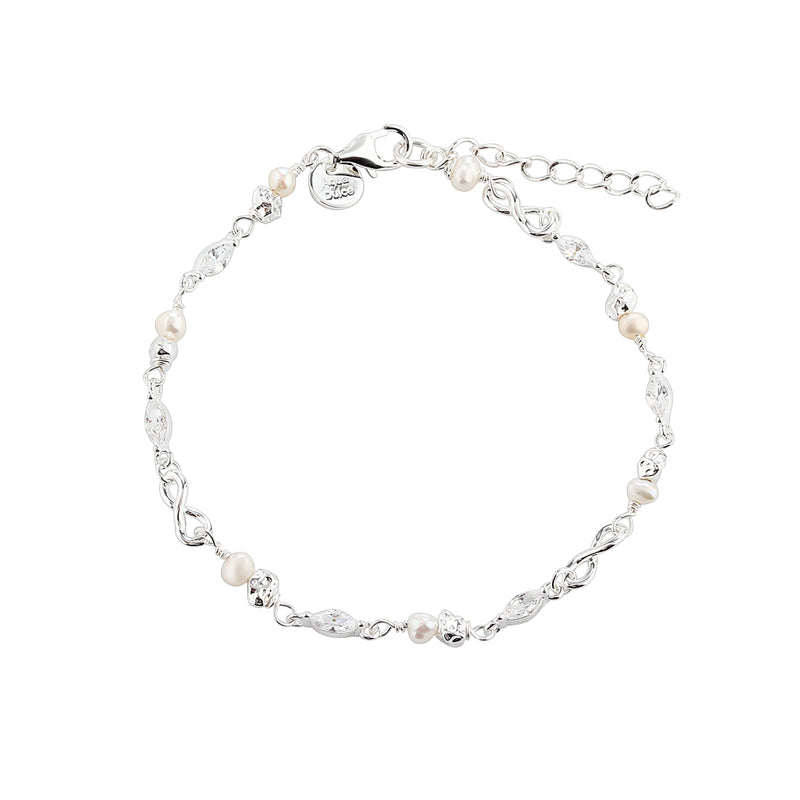 Aqua Dulce White Garden Armbånd Sølv