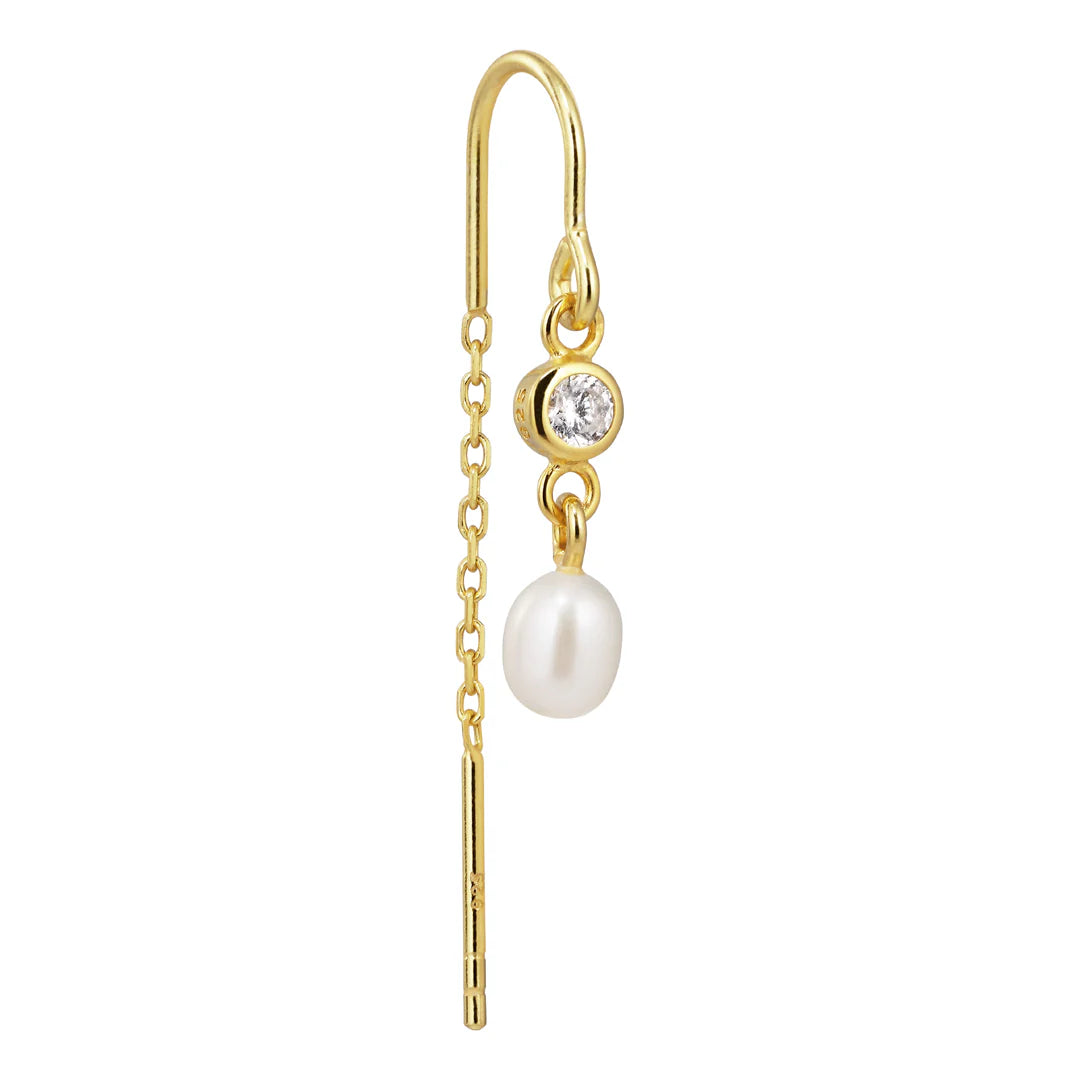 The Earring Shop Cosmic Small Hook Threader Single Ørering