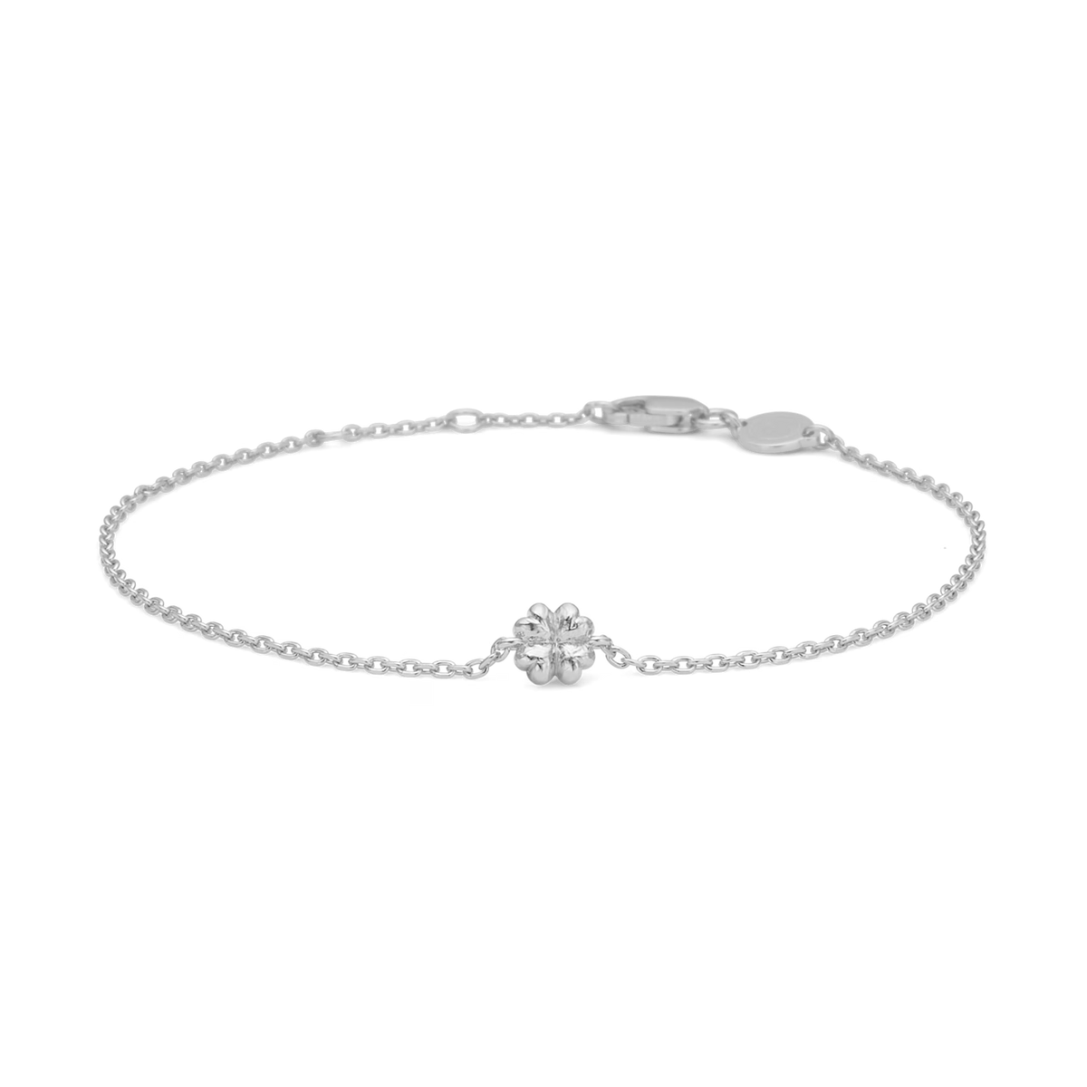 Petit Fleur armbånd i sølv med fin blomst midt på kæden. Elegant og enkel stil. Model 7150359.
