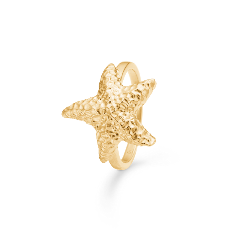 Studio Z Starfish Lustre Forgyldt Ring