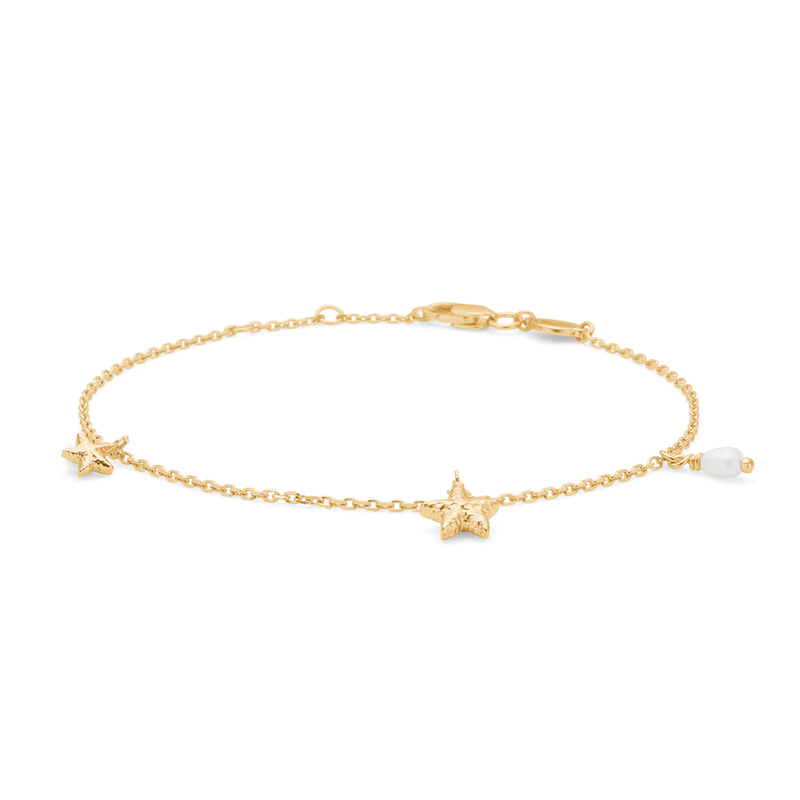 Studio Z Starfish Lustre Forgyldt Søstjerne Armbånd