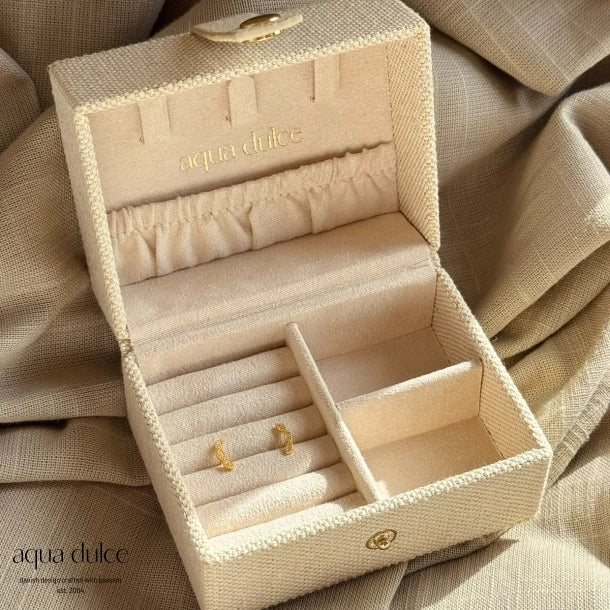 Aqua Dulce Jewellery Box Mini Sand – produktbillede 2