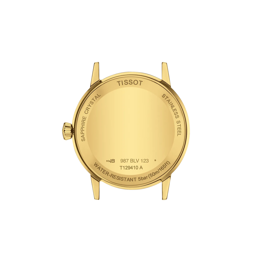 TISSOT CLASSIC DREAM 42MM – GULD PVD / BRUN LÆDERREM