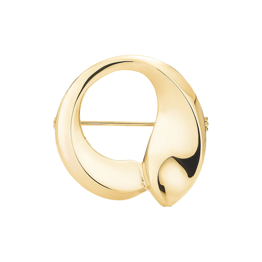 Lund Copenhagen Broche - Forgyldt - 9041380-F