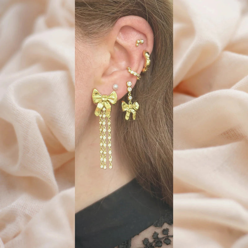 The Earring Shop Loulou Tassel Stud