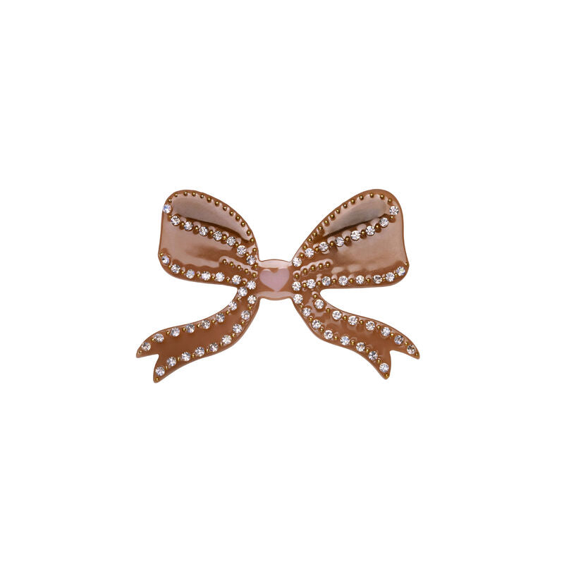 Maanesten Bow Hair Clip Mocha