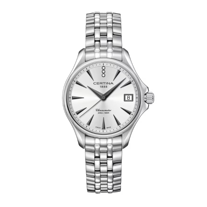 Certina DS Action Lady Diamonds - Silver – C0320511103600