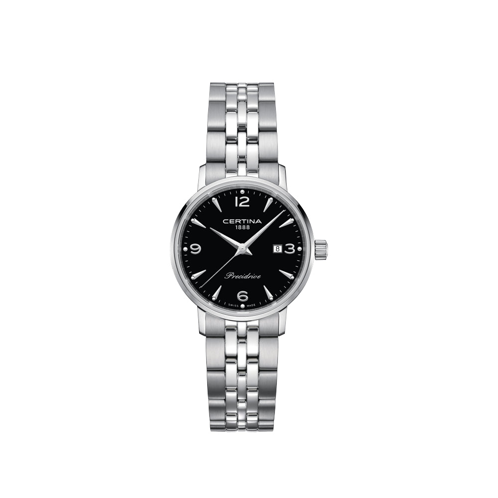 Certina DS Caimano Dameur - Sort Urskive